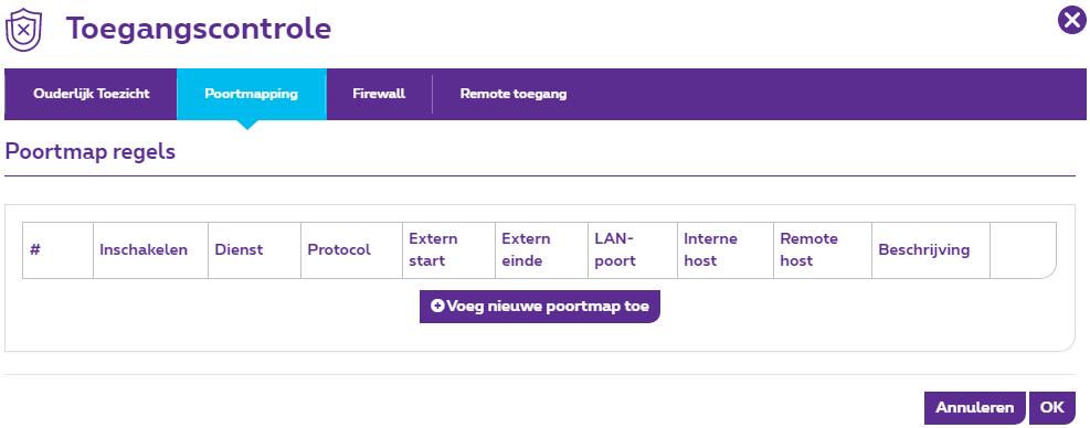 Wat dient u voor te bereiden voordat de poort forwarding ingesteld wordt